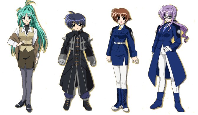 Nanoha A's characters - Amministrazione Spazio-tempo Nanoha A's characters - Amministrazione Spazio-tempo