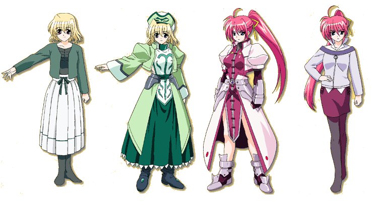 Nanoha A's characters - Shamal e Signum Nanoha A's characters - Shamal e Signum