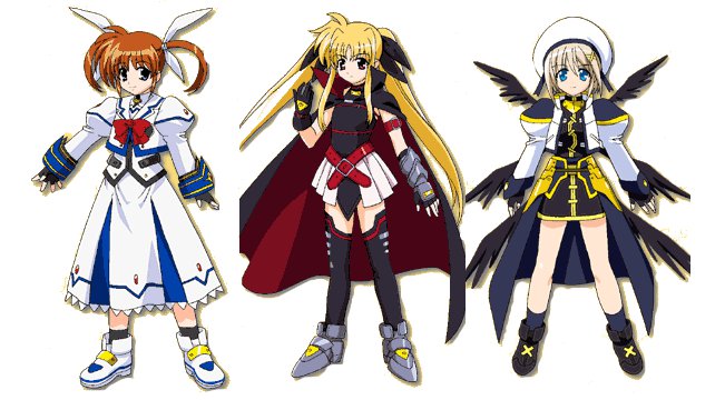 Nanoha A's characters - Nanoha, Fate e Hayate (battle) Nanoha A's characters - Nanoha, Fate e Hayate (battle)