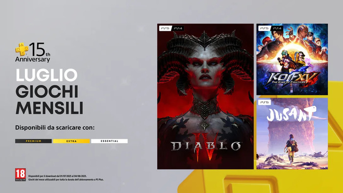 Annunciati i giochi gratuiti di PlayStation Plus di luglio 2025