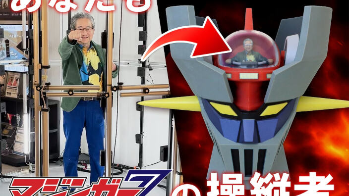 Go Nagai diventa pilota di Mazinga Z: ora ogni fan potrà realizzare il suo sogno!