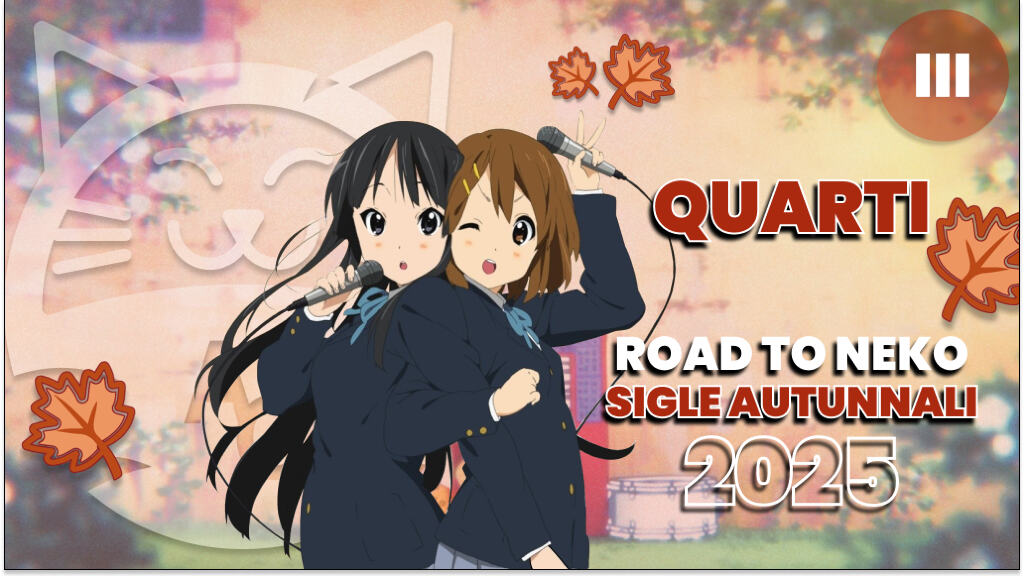 [Road to Neko] le migliori sigle dell'autunno 2025: Quarti sfida III