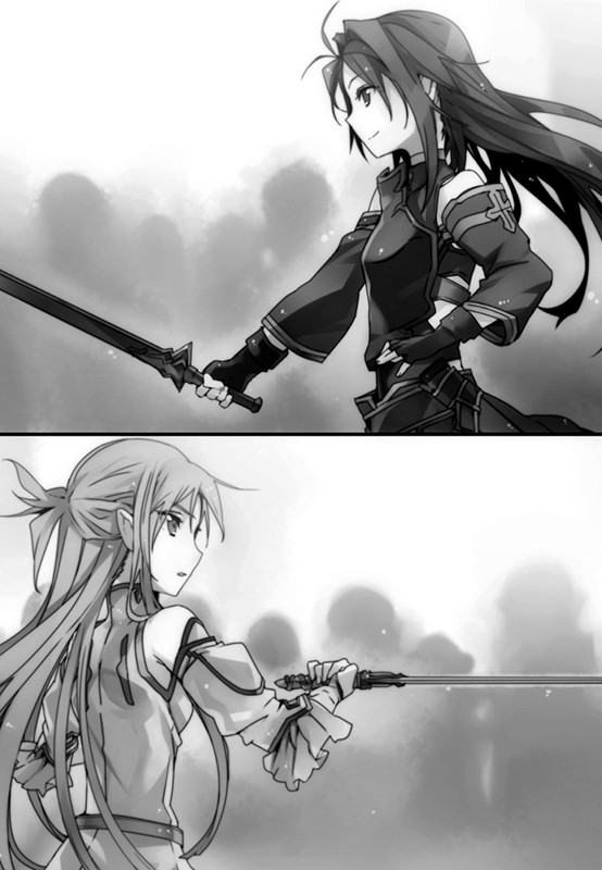 SAO design personaggi - Asuna e Yuuki (Zekken) SAO Design Asuna