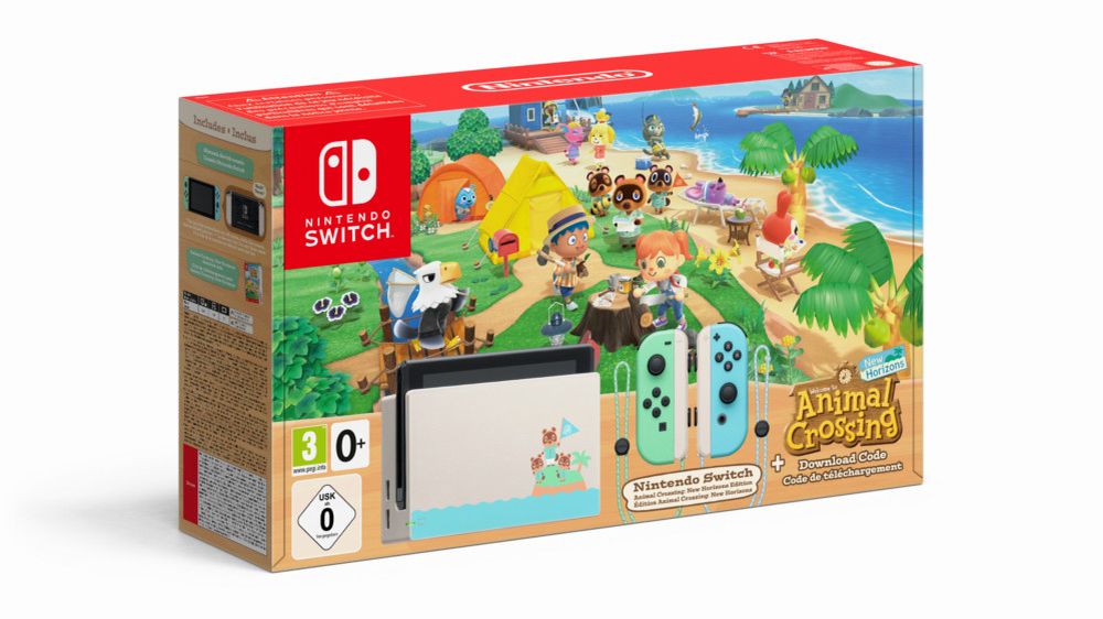 Il bundle europeo di Nintendo Switch dedicato a Animal Crossing: New Horizons Il bundle europeo di Nintendo Switch dedicato a Animal Crossing: New Horizons