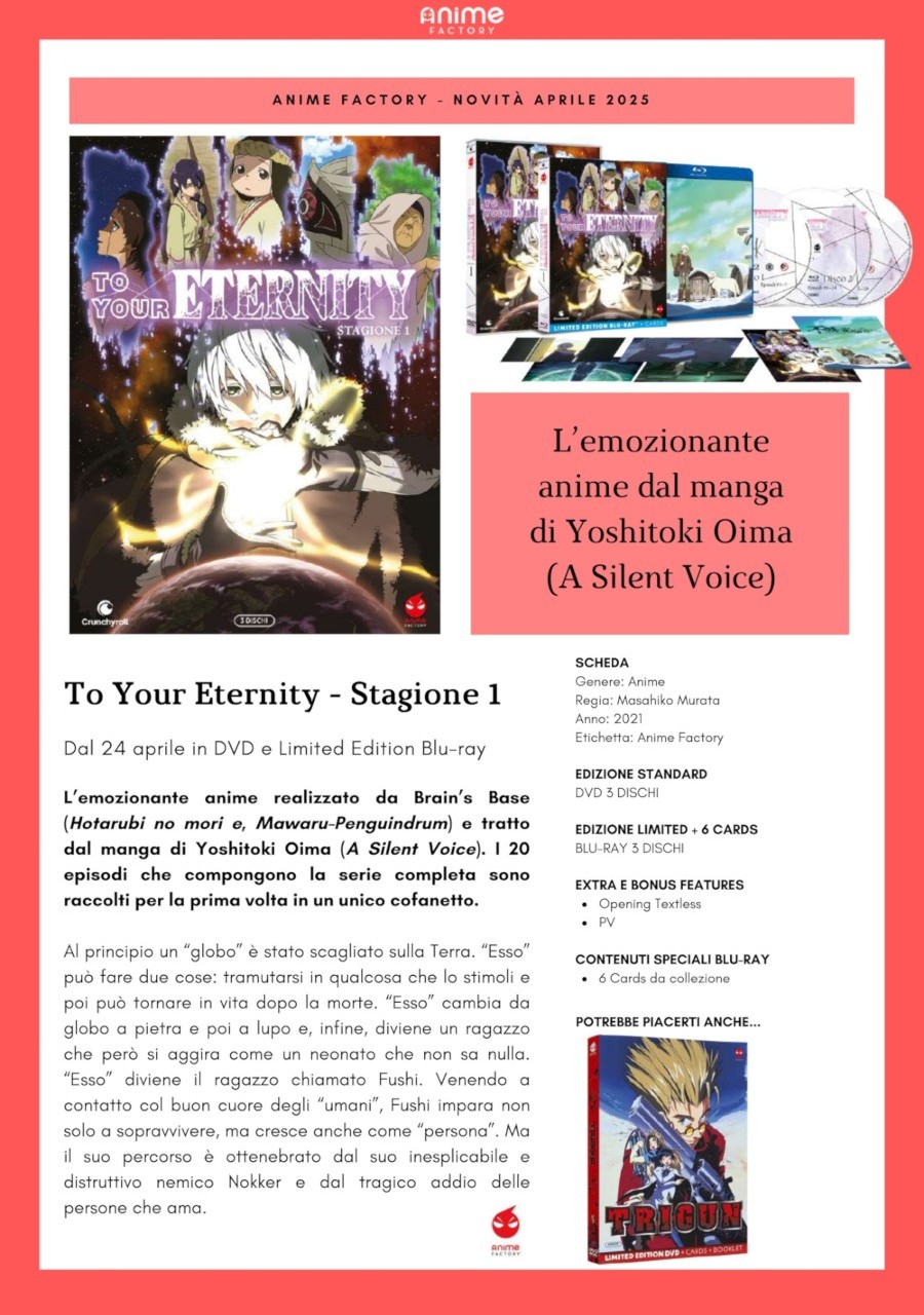 To Your Eternity