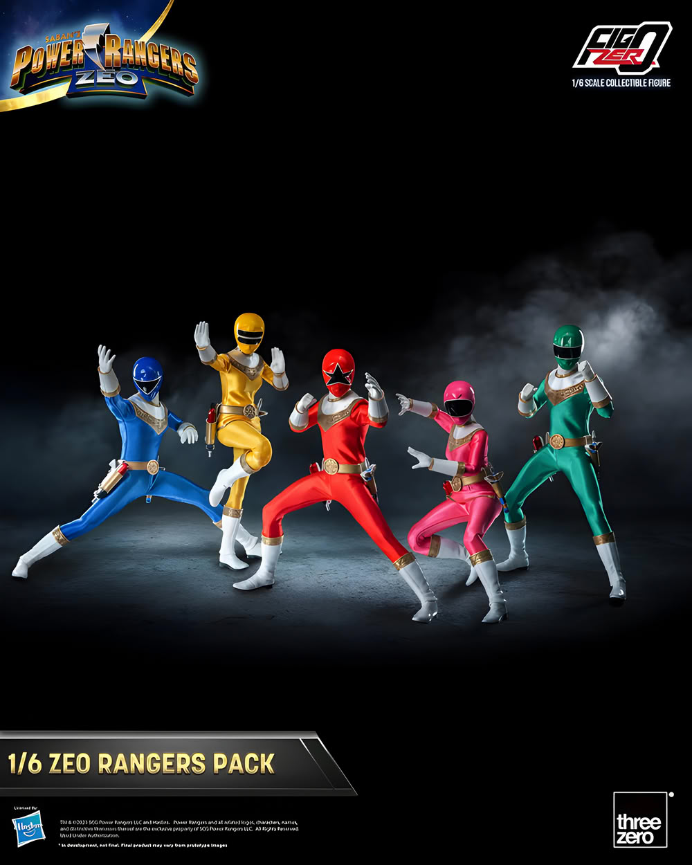 Il set Power Rangers Zeo di ThreeZero e FigZero Il set Power Rangers Zeo di ThreeZero e FigZero