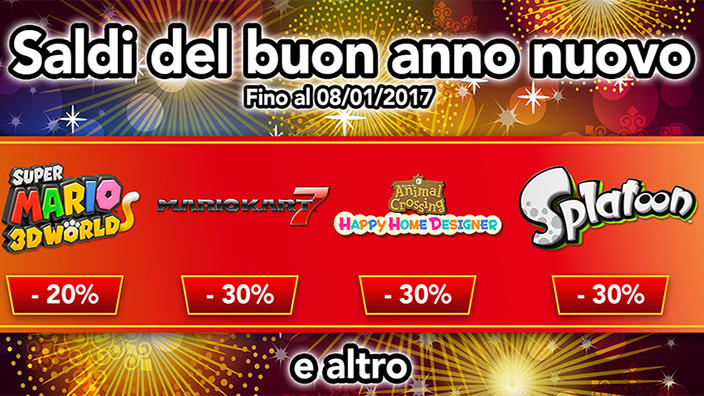 Saldi del buon anno nuovo sul Nintendo eShop