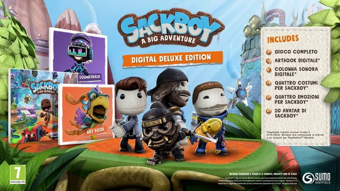 Sackboy a Big Adventure rivelate edizioni e bonus preorder