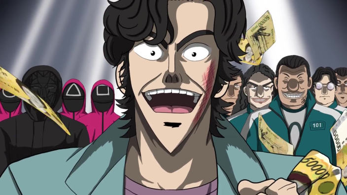 Squid Game diventa un anime fan-made in stile Kaiji